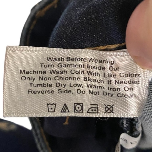 Boston Proper Paris Slim Boot Cut Sz 6 Dark Wash, 10” rise, 14.5” Waist Ins. 32” - Picture 8 of 12